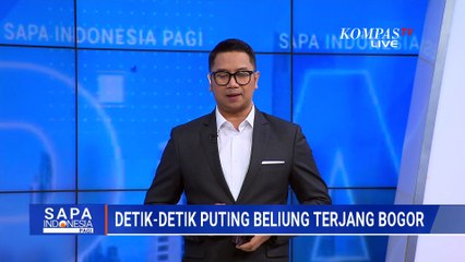 Ngeri! Detik-Detik Puting Beliung Terjang Bojonggede Bogor, Atap Rumah Warga Terbang | SAPA PAGI