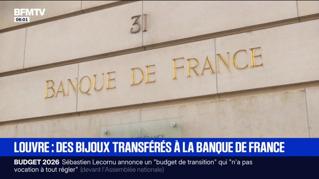 Près d'une semaine après le cambriolage du Louvre, une partie des bijoux non volés a été transférée à la Banque de France