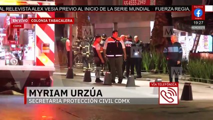 "Afortunadamente no hay lesionados": Myriam Urzúa