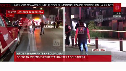 Desalojan a 200 personas por fuego en restaurante, despliegue de bomberos y SSC en la zona en CdMx