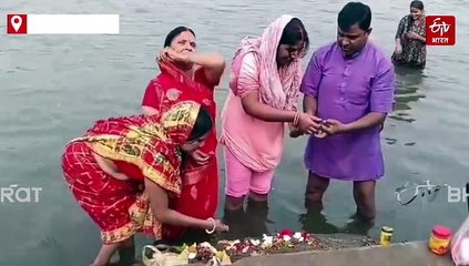 लोक आस्था का महापर्व छठ नहाय खाय के साथ शुरू, श्रद्धालुओं ने नदी में स्नान कर की भगवान सूर्य की पूजा