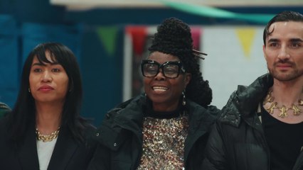 'Project Runway' Episode 4 Exclusive: 'Abbott Elementary's Chris Perfetti and Lisa Ann Walter Stop By