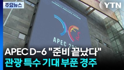 APEC D-6 "준비는 끝났다"...관광 특수 기대 부푼 경주 / YTN