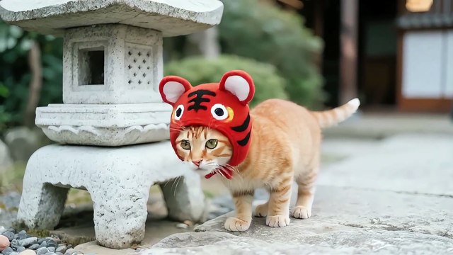 Silver Gradient Kitten Coughs First Hairball! 😿 Thinks It’s Dying, Tiger-Hat Kitten Panics Searching! 🐾💨