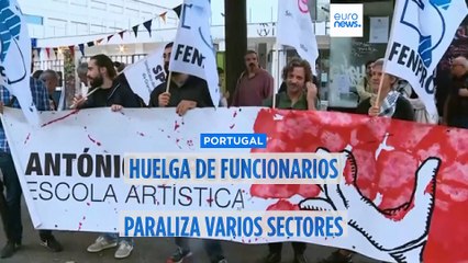 La huelga de funcionarios en Portugal obliga a cerrar escuelas y a anular citas médicas