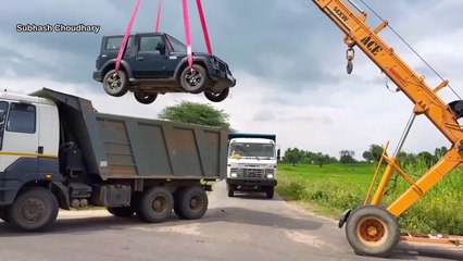 Jcb 3dx loading Mud in TATA Tippers Tractors Thar 2518 Tipper Swaraj 855 New Holland 3630 Jcb truck