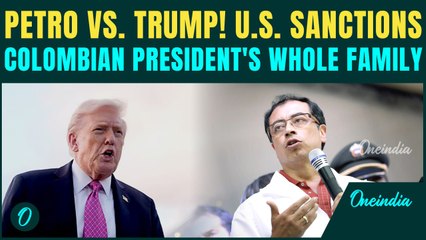 U.S Sanctions Colombian President Petro & Family Over Cocaine Flow: Trump Fires Harsh Accusations!