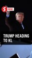 Asean summit: Trump departs for Malaysia in his longest trip outside of US