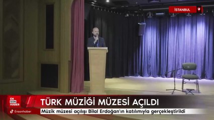 Türkiye'nin ilk 'Türk Müziği Müzesi açıldı