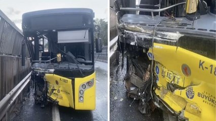 Kadıköy'de İETT otobüsü kaza yaptı: Alkollü olduğu belirlenen şoför gözaltına alındı