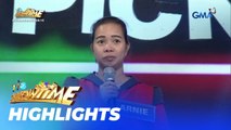It's Showtime: Vegetable vendor, masagot kaya ang math question para sa 100K? (Laro, Laro, Pick)