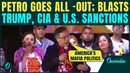 Colombian President Petro's Explosive Response to U.S Sanctions: Crowd Goes WILD as he Blasts Trump