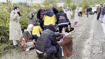 İşçi servis midibüsü devrildi: 1 ölü, 19 yaralı