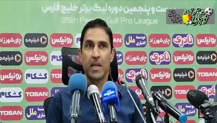 صحبت‌های وحید هاشمیان بعد از بازی پرسپولیس و ذوب‌آهن