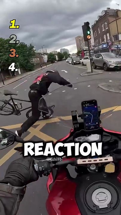 Bikers slow reflex