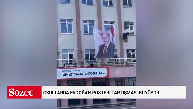 Okullarda Erdoğan posteri tartışması büyüyor!