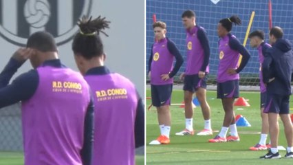 Koundé se entrena con sus compañeros y estará en el Clásico