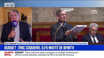 Budget: "On aura des minuscules victoires et des très grosses défaites", estime Éric Coquerel, député LFI