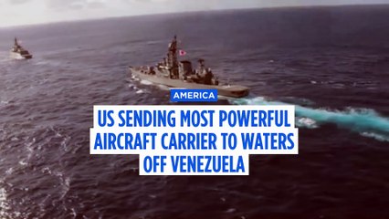 US sending aircraft carrier to South America, Pentagon says in major escalation of military buildup