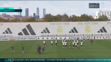 Último entrenamiento del Real Madrid antes de El Clásico