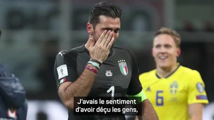 Italie - Buffon : "Une génération d'enfants n'a jamais vu l'Italie à la Coupe du monde"
