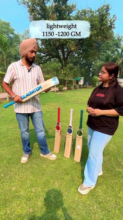 Heega Gladiator Lite - Grade One Kashmir Willow Cricket Bat