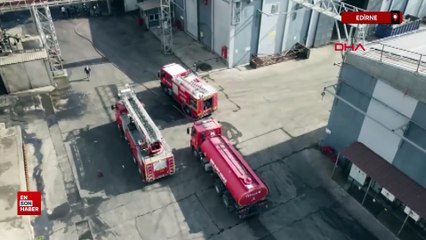 Edirne'de yağ fabrikasında patlama meydana geldi