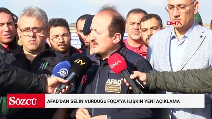 AFAD'dan selin vurduğu Foça'ya ilişkin yeni açıklama