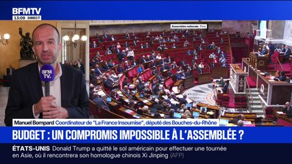 Taxe Zucman: "La version allégée, ça n'existe pas", réagit Manuel Bompard (LFI) après le dépôt par le PS d'un amendement visant à instaurer une "taxe Zucman light"