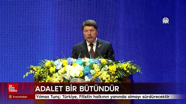 Yılmaz Tunç: Türkiye, Filistin halkının yanında olmayı sürdürecektir