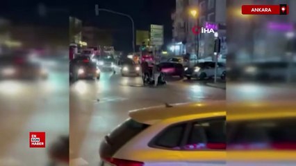 Ankara'da kendisine müdahale etmek isteyen polislere saldırdı