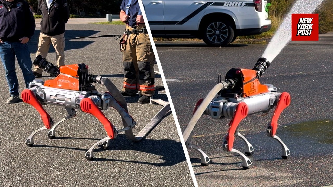 New firefighting robot dog being made on Long Island