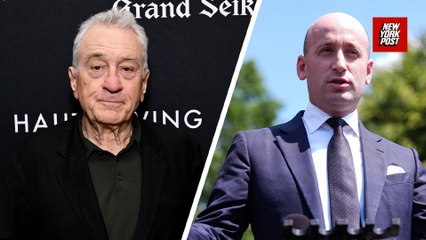 Robert De Niro slams Stephen Miller — who is Jewish — as a 'Nazi' in MSNBC rant