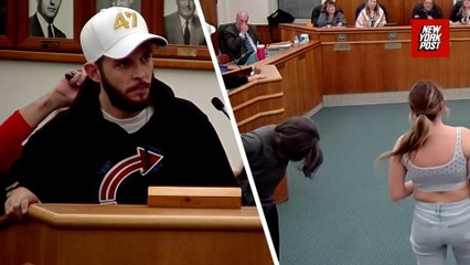 Protesters strip during Augusta School Board meeting over transgender protections