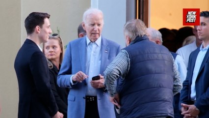Joe Biden attends church in Delaware after beginning radiation treatments