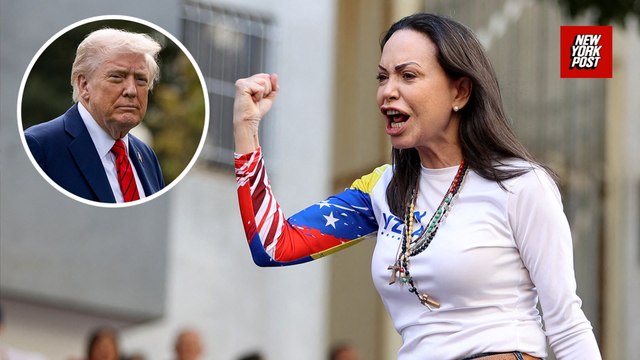 Nobel Peace Prize Winner, Venezuelan Opposition Leader Maria Corina Machado Dedicates Award to Trump