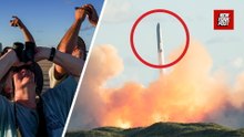 Watch: SpaceX rocket launches into sky as crowd erupts into applause