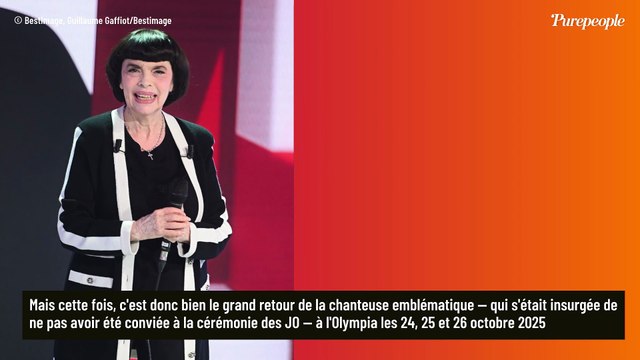 Je crois que je n'ai jamais... ! : Après 6 ans d'absence en France, Mireille Mathieu dépassée lors de son retour sur scène dans un lieu symbolique