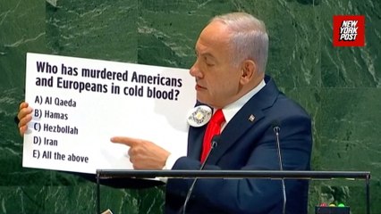 Netanyahu defends Gaza war at UN: 'We're wiping out the terror regime of Hamas'