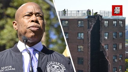 Adams briefs Bronx on NYCHA collapse caused by gas explosion