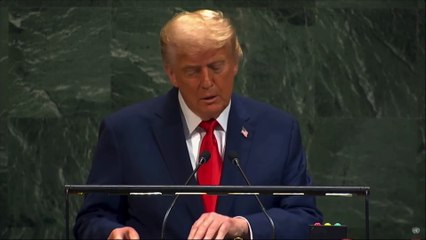 Trump jokes teleprompter operator is 'in big trouble' after it breaks at UN General Assembly