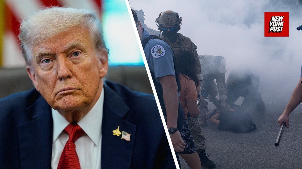 Trump promises 'very severe' consequences for attacking federal agents