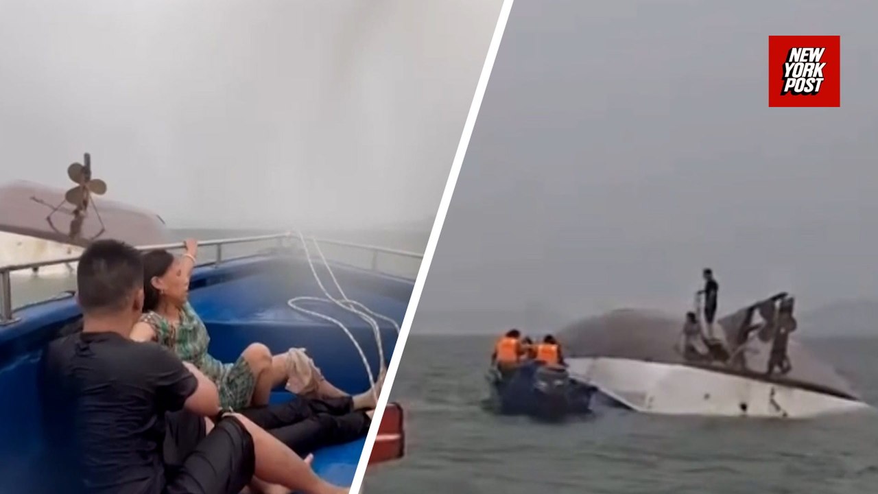 Severe storm capsizes tourist boat in Vietnam with many still missing or dead
