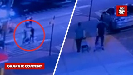 BMW strikes two pedestrians in fatal hit-and-run