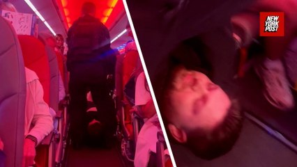 Police haul intoxicated passenger off international flight over refusing to fasten seatbelt