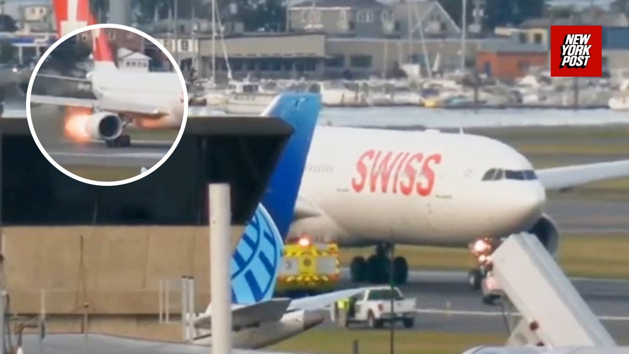 Swiss International Air Lines flight forced to ground after engine fire