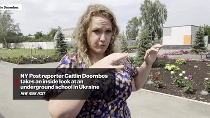 NY Post reporter Caitlin Doornbos takes an inside look at an underground school in Ukraine