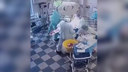 Watch: Russian doctors secure patient as massive 8.8 quake hits mid-surgery