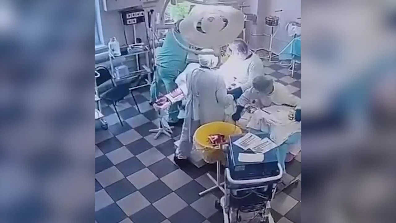 Watch: Russian doctors secure patient as massive 8.8 quake hits mid-surgery