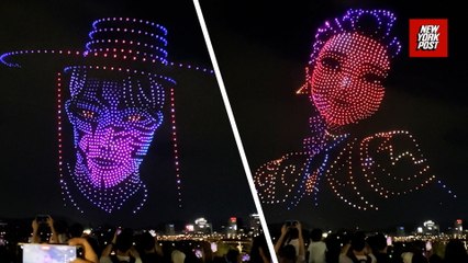 K-Pop Demon Hunters drone show wows fans in South Korea